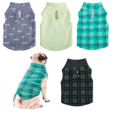 Weewooday winter dog sweater front view shows cozy fleece warmth for small dogs.