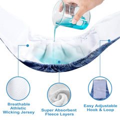 Wegreeco jeans washable dog diaper leak-proof outer layer for dry floors