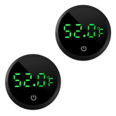 WEIMELTOY aquarium thermometer LED display shows clear temperature readings.