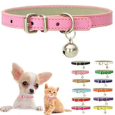 Weimostar pink XXS cat collar with bell adds playful charm while easy to locate.
