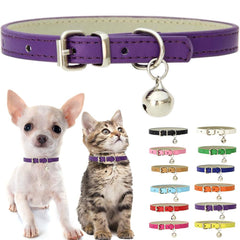 Weimostar purple kitten collar with bell helps locate small pets and adds playful color.