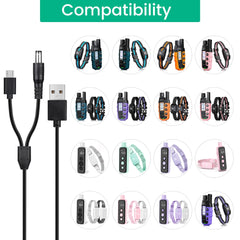 Weishan-2in1-usb-dc-micro-charging-cable flexible charging for car, home, and travel.