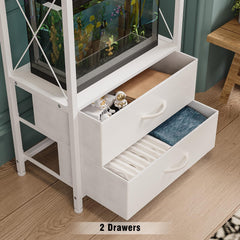 Welfuturer stand drawer closed emphasizes concealed storage for supplies