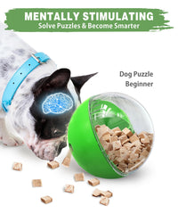 WELIKEIT green toy in use helps distract dogs during short absences.