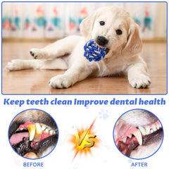 Wellbro knots weave cotton rope with sturdy texture for chewing and interactive play.