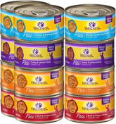 Wellness Natural cat pâté chicken 5oz can fuels active cats with protein.