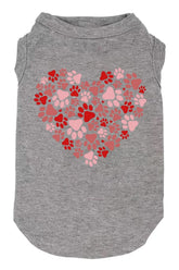 Weokwock dog shirts hearts print—perfect for Valentine’s Day gifting and daily strolls.