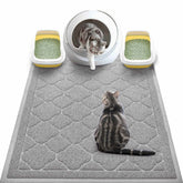 WePet cat litter mat close-up texture showcases durable PVC surface for paw comfort.