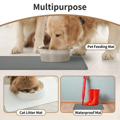 WePet dishwasher-safe feeding mat cleans quickly after meals