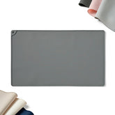 WePet dog feeding mat rock grey flat view reduces spills during meals