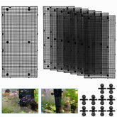 Weramics fish tank divider kit shows eight modular boards for customizable tank spacing.