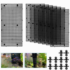 Weramics fish tank divider kit shows eight modular boards for customizable tank spacing.