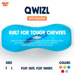 West Jaw Qwizl large-dog-durable-toy ready for tough chewers.