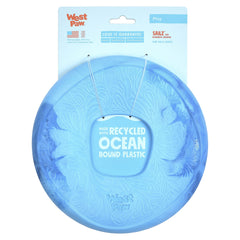 WEST PAW Seaflex Sailz disc front view for durable fetch and gentle chewing.