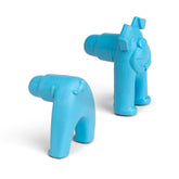 West Paw Toppl Stopper Aqua Blue pack front view promotes stable Toppl prep
