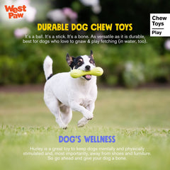 WEST PAW Zogoflex Hurley, hueso seguro para mordidas sostenidas.