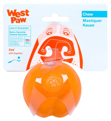 WEST PAW Zogoflex Jive Ball bounce demonstrates durable fetch action.