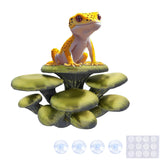 Westant mushroom decor forest scene enhances terrarium aesthetics and enrichment