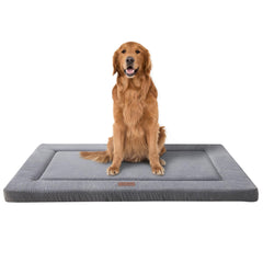 WESTERN HOME dog bed crate soft plush top delivers cozy crate comfort.