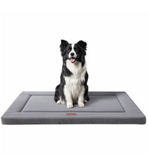 Western Home dog bed for crate with soft plush surface and anti-slip bottom for crate stability.