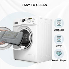 WESTERN HOME kennel pad is machine washable for easy cleaning