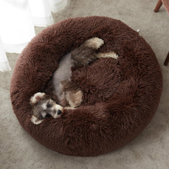 WESTERN HOME WH bed with non-slip bottom keeps pets secure during rest.