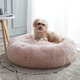 WESTERN HOME WH calming dog-cat-bed plush faux fur for cozy naps and snuggles