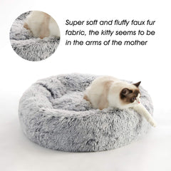 WESTERN HOME WH Calming Donut Bed inside cushion, soft PP cotton comfort.