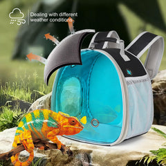 WEVONIGU guinea pig carrier polarized bubble window protects eyes from sun during travel