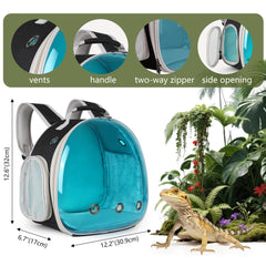 WEVONIGU guinea pig carrier with side access window for quick in-and-out