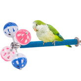 WEVONIGU perch toy with rotating balls blue stimulates curiosity during play