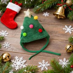 Wgudzpj dog Christmas Hat adds cute Santa look to pets.
