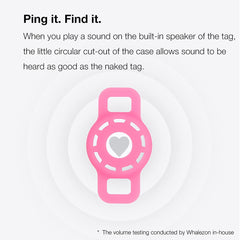 WHALEZON Airtag case attached to a cat collar during a walk.