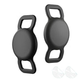 WHALEZON cat collar holder for AirTag shows a secure fit on small collars for safe tracking.