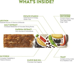 Whimzees Veggie Sausage Sticks Large close-up texture for gluten-free vegetarian chew.