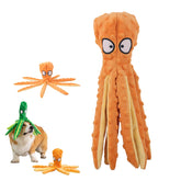 Whiskerspot Octopus Toy with squeaker for engaging play and mental stimulation