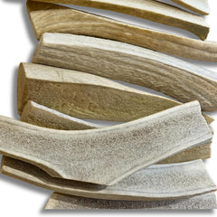 WhiteTail Naturals budget elk antler chews 6-7in, durable, satisfying teething and calming chew