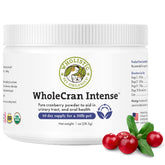 Wholistic Pet Organics WholeCran Intense cranberry powder bowl supports urinary tract wellness