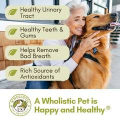 Wholistic Pet Organics WholeCran Intense kibble mixing demonstrates easy meal integration