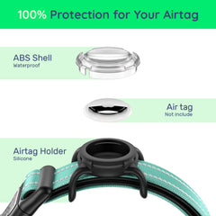 WhoseID reflective-strip-collar highlights night safety and high visibility