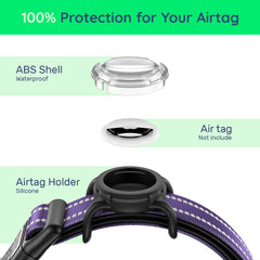 WhoseID neoprene-padded collar provides comfortable, breathable wear during daily activities.