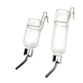 WHZAZGW two pack water bottles with no drip design for small pets.