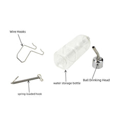 WHZAZGW transparent bottle lets you monitor hydration at a glance.