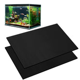 Wibeelee aquarium leveling pad front view showing stable setup and floor protection