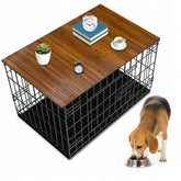 Wibeelee crate topper on a 42x28-inch crate adds stylish extra surface for decor