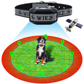 WIEZ GPS dog fence outdoor boundary shows accurate containment for open yards.