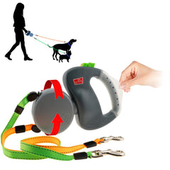 WIGZI 2025 Edition dual-dog leash handle for comfortable two-dog walks