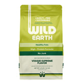 Wild Earth Vegan Performance bag highlights plant-based nutrition for active dogs.