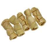 Wild Eats Water Buffalo Cheek Roll 3in pack front view shows long-lasting chew