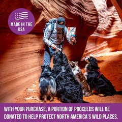 Wild Ranger Wild Nature beef jerky stick high-protein treat for active dogs.